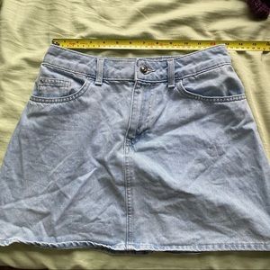 H&M denim jean skirt
